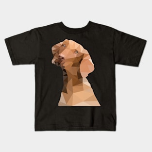 Low Poly Dog Kids T-Shirt